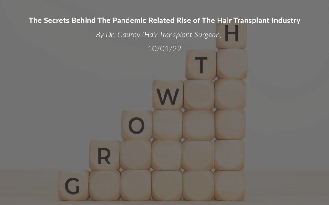 The Secrets Behind the Pandemic Related Rise of The Hair Transplant Industry