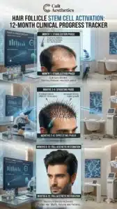 hair follicle stem cell activation: 12 month clinical progress tracker - Mobile version